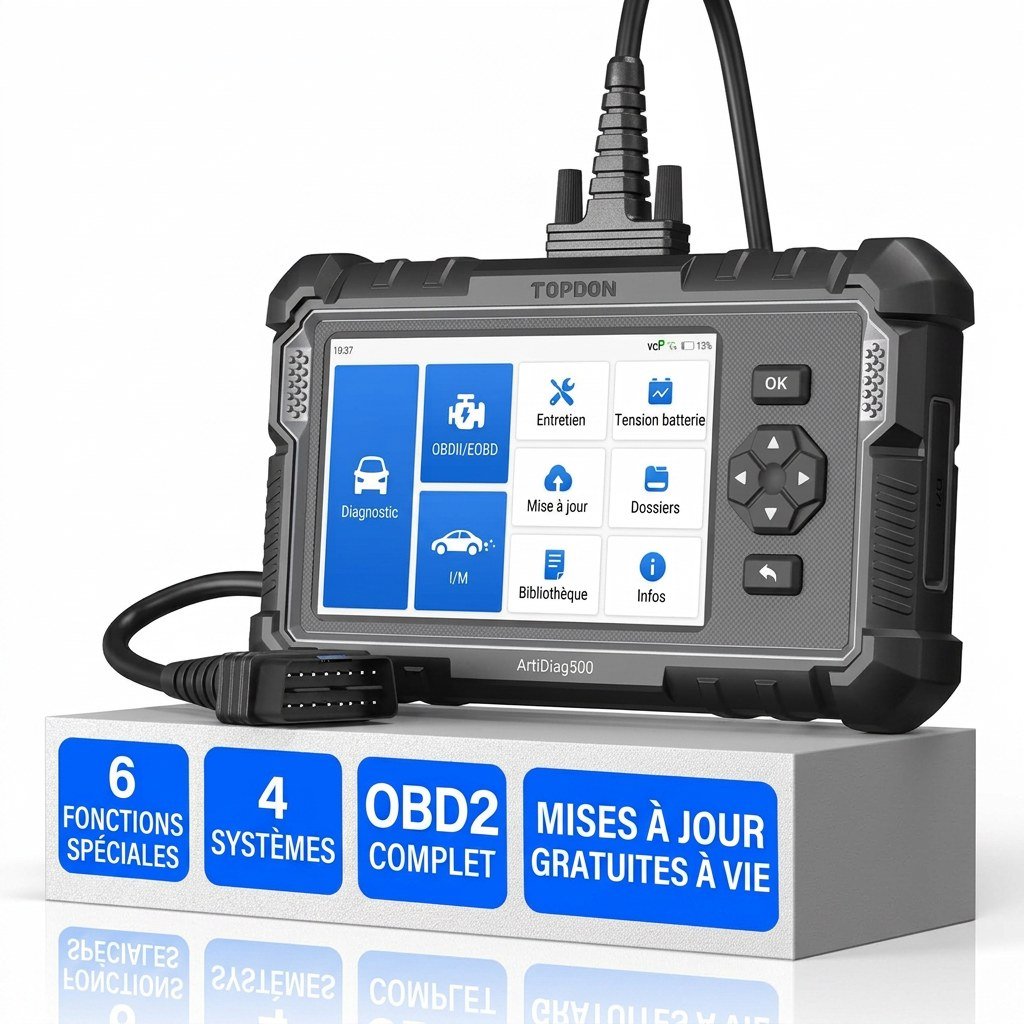 Valise Diagnostic Auto Pro — TOPDON ArtiDiag500